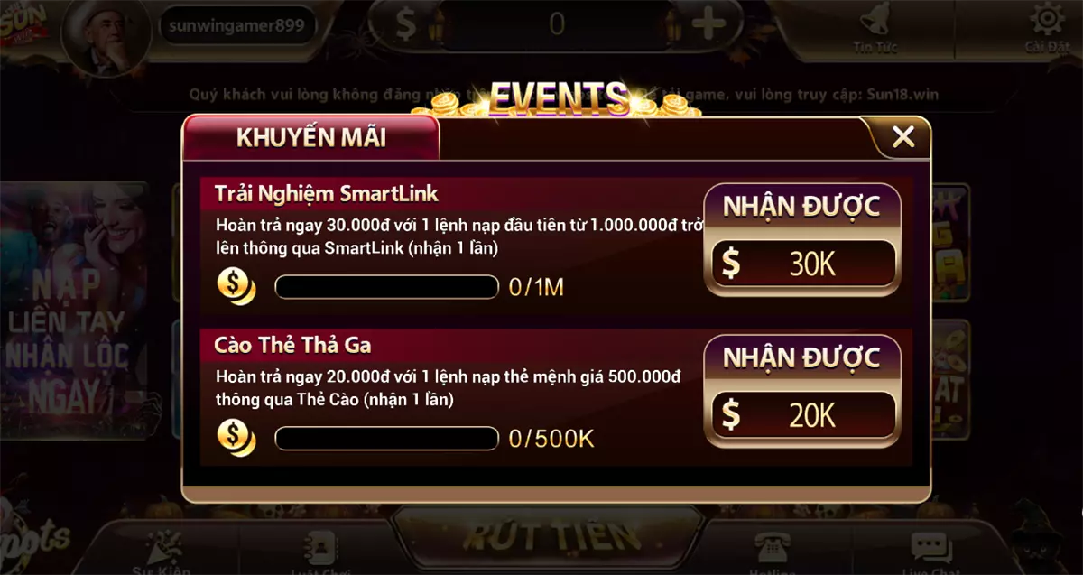 Khuyến mãi bùng nổ tại Game bài đổi thưởng 